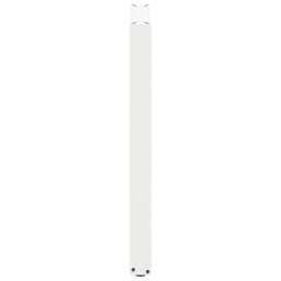 Berkfield Home Coffee Table Legs U-Shaped 2 pcs White 60x(90-91) cm Steel - thumbnail 6