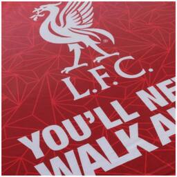 Liverpool FC Sherpa Slogan Blanket in Red - thumbnail 3