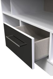 Ready Assembled 2 U Gloucester 1 Drawer TV & Media Unit (Ready Assembled) in Black - thumbnail 5