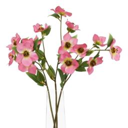 Lemon Pavilion Furniture and Decor Natural Garden Varigated Hellibore - Artificial Flower 1 Stem - H47 cm in Pink - thumbnail 3