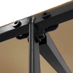 Berkfield Home Canopy Taupe 4x3 m 180 g/m ² Fabric & Steel in Beige - thumbnail 5