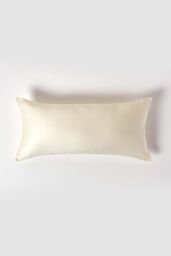 Homescapes Sateen Cotton Continental Pillowcase 400 TC, 40 x 80 cm in Cream - thumbnail 1