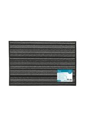 JVL Arona Machine Washable Latex Backed Doormat, 40x60cm, Black - Size: 40 cm x 60 cm - thumbnail 6