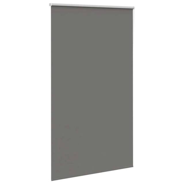 Berkfield Home Roller Blind Blackout Grey 140x210 cm Fabric Width 136.6 cm Polyester - image 1