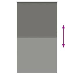 Berkfield Home Roller Blind Blackout Grey 140x210 cm Fabric Width 136.6 cm Polyester - thumbnail 4