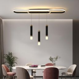 Garwarm Remote Controlled Dimmable 3 Light LED Chandelier in White - thumbnail 4