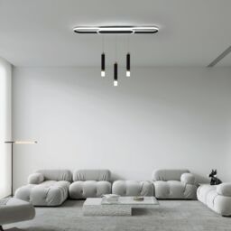 Garwarm Remote Controlled Dimmable 3 Light LED Chandelier in White - thumbnail 9