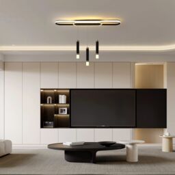 Garwarm Remote Controlled Dimmable 3 Light LED Chandelier in White - thumbnail 8