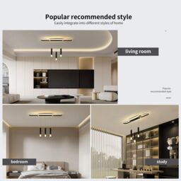 Garwarm Remote Controlled Dimmable 3 Light LED Chandelier in White - thumbnail 6