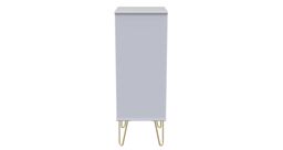 Ready Assembled 2 U Metro 5 Drawer Tall Bedside (Ready Assembled) in Dusty Pink - thumbnail 2