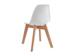 Vente-unique Set Of 2 Children's Polypropylene & Beech Wood Chairs - White - thumbnail 9