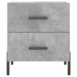 Berkfield Home Bedside Cabinet Concrete Grey 40x35x47.5 cm Engineered Wood - thumbnail 6