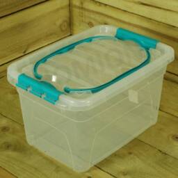 EONLION 13 LITRE Plastic Storage Carry Clear Boxes - Size: 500mm - thumbnail 5
