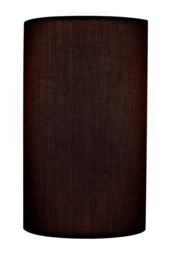 Harper Living Wall Wash Light with Switch Mocha Cylinder Fabric Shade in Brown - thumbnail 3