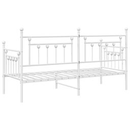 Berkfield Home Daybed Frame White 75x190 cm Steel - thumbnail 8