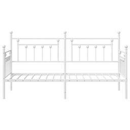 Berkfield Home Daybed Frame White 75x190 cm Steel - thumbnail 6