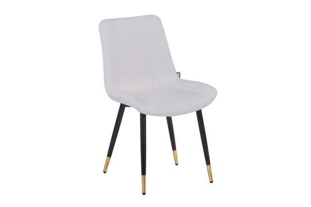 Hygrad Built to Survive Set of 2 Faux Leather PU Padded Dining Chairs Kitchen Dining Room Chair Set Family in White - image 1