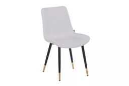 Hygrad Built to Survive Set of 2 Faux Leather PU Padded Dining Chairs Kitchen Dining Room Chair Set Family in White - thumbnail 2