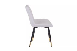 Hygrad Built to Survive Set of 2 Faux Leather PU Padded Dining Chairs Kitchen Dining Room Chair Set Family in White - thumbnail 5