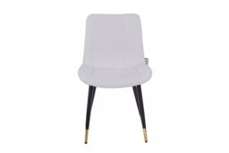Hygrad Built to Survive Set of 2 Faux Leather PU Padded Dining Chairs Kitchen Dining Room Chair Set Family in White - thumbnail 4