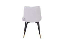 Hygrad Built to Survive Set of 2 Faux Leather PU Padded Dining Chairs Kitchen Dining Room Chair Set Family in White - thumbnail 3