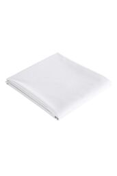 CHRISTY Pure Cotton Percale Flat Sheets in White - Size: Single Flat - thumbnail 1