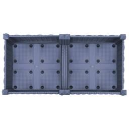 Berkfield Home Raised Bed 80x40x71 cm Polypropylene in Grey - Size: 80 x 40 x 71 cm - thumbnail 5