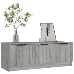Berkfield Home TV Cabinet Grey Sonoma 102x35x36.5 cm Engineered Wood - thumbnail 5