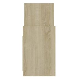 Berkfield Home Side Cabinet Sonoma Oak 60x26x60 cm Engineered Wood in Brown - Size: 60 x 26 x 60 cm - thumbnail 6