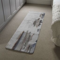 Benjamin Tate Design Silver Palm Runner Rug in Natural - Size: 67 cm x 230 cm - thumbnail 4