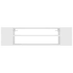 Berkfield Home Hanging TV Cabinet White 100x30x26.5 cm Engineered Wood - thumbnail 4