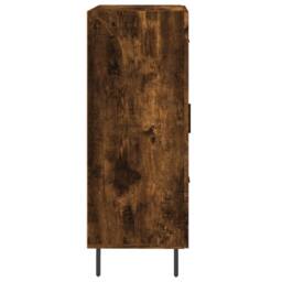 Berkfield Home Sideboard Smoked Oak 69.5x34x90 cm Engineered Wood in Brown - thumbnail 7