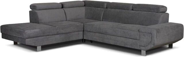 Furniture 786 Artic Sofa-Bed with Storage Left Hand Facing Corner in Grey - image 1