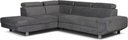 Furniture 786 Artic Sofa-Bed with Storage Left Hand Facing Corner in Grey - thumbnail 1