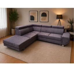 Furniture 786 Artic Sofa-Bed with Storage Left Hand Facing Corner in Grey - thumbnail 7