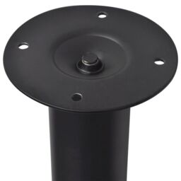 Berkfield Home Telescopic Table Legs 4 pcs Black 710 mm-1100 mm - thumbnail 4