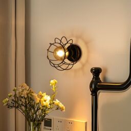 COMELY Industrial Ceiling Lights, Semi Flush Ceiling Lights, E27, Black - thumbnail 5
