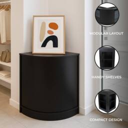 Monstershop Retail Shop Corner Counter CM60 - Black - thumbnail 2