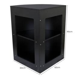 Monstershop Retail Shop Corner Counter CM60 - Black - thumbnail 6