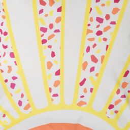 icon Sun & Rainbow Soleil Outdoor Cushion in White - Size: 43 cm x 43 cm - thumbnail 5