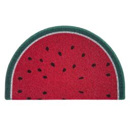 Nicoman Spaghetti Loofah Halfmoon Door Mat 70 x 44cm - Water Melon in Red - Size: 44 cm x 70 cm - thumbnail 5