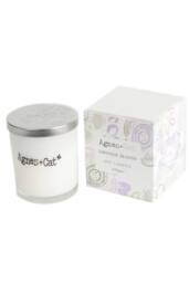 KDMD Agnes & Cat Japanese Bloom Soy Votive Candle with Silver Lid in White - thumbnail 2
