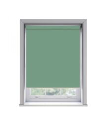 New Edge Blinds No Drill Basil Thermal Blackout Roller Blind 170cm Drop in Green - Size: 170 cm - thumbnail 1