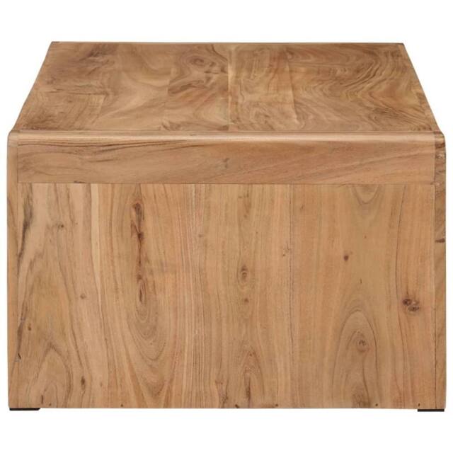 Berkfield Home Beautiful Coffee Table 110x55x35 cm Solid Wood Acacia in Brown - Size: 110 x 55 x 35 cm - image 1