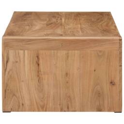 Berkfield Home Beautiful Coffee Table 110x55x35 cm Solid Wood Acacia in Brown - Size: 110 x 55 x 35 cm - thumbnail 1