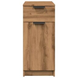 Berkfield Home Desk Cabinet Artisan Oak 33x50x75 cm Engineered Wood in Brown - Size: 33 x 50 x 75 cm - thumbnail 5