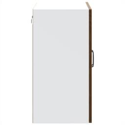 Berkfield Home Kitchen Wall Cabinet with Glass Door Kalmar Brown Oak Engineered Wood - thumbnail 8