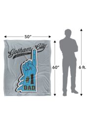Batman Blanket, 152x127 cm No.1 Dad Glove Silky Touch Super Soft Throw Blanket in White - thumbnail 5