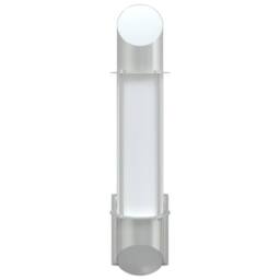 Berkfield Home Outdoor Wall Lights 2pcs Silver Stainless Steel - thumbnail 4