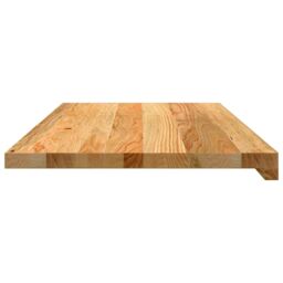 Berkfield Home Window Sills 2 pcs Light Brown 80x40x2 cm Solid Wood Oak - Size: Medium - thumbnail 5